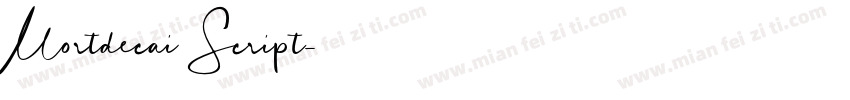 Mortdecai Script字体转换